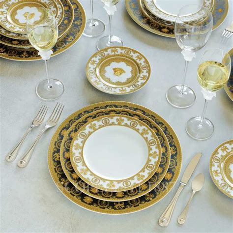 piatti decorati versace|versace baroque dinnerware.